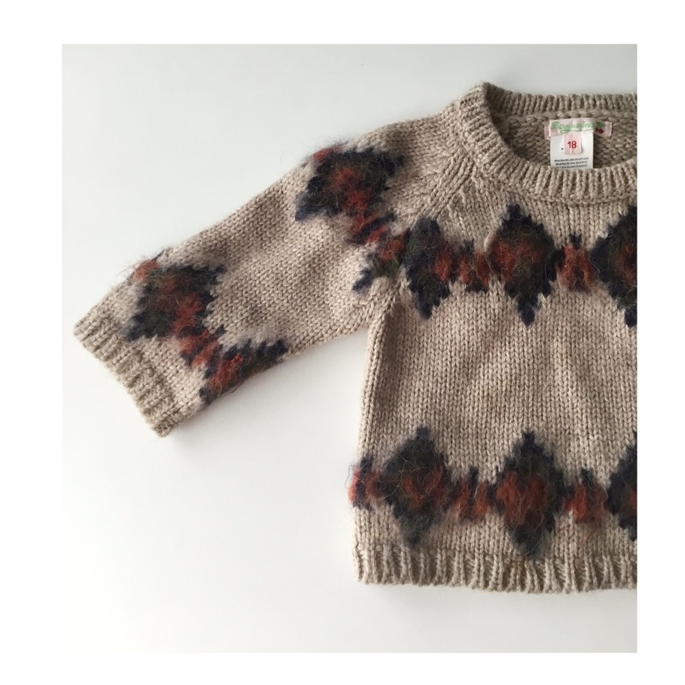 Bonpoint chunky alpaca knit sweater•